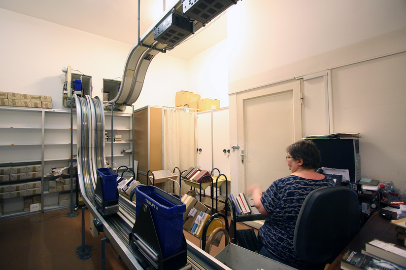 Illustration for article titled Ride Along on a Four-Mile-Long Roller Coaster for Library Books